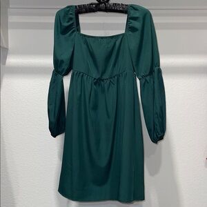 Elegant Green Women's Dress